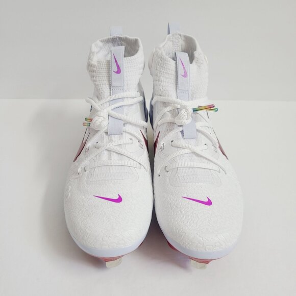 NEW Nike Alpha Huarache NXT Rainbow Baseball Cleats DJ6517-106 Size 7 main image 7